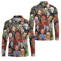 Halloween Golf Shirts, Golf Tops For Men, Gifts For Golf Lovers, Polo Shirts For Men, Golfing Apparel