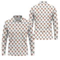 Longhorn Watercolor Pattern Golf Polo Shirt, Golf Apparel For Men, Hawaiian Golf Shirt