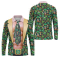 Funny Costume Shamrock St Patrick's Day Golf Shirt, Performance Golf Shirt, Polo Shirts For Men