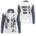 Funny Skeleton Golfer Drinking Beer Polo Shirt, Mens Golf Polo, Golf Apparel For Men