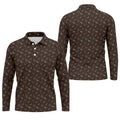 Turkey Hunting Seamless Pattern Funny Golf Shirts, Father's Day Golf Shirt, Golf Gift For Dad