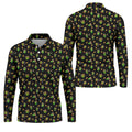 Mexican Mustach Funny Cactus Cinco De Mayo Celebration Fiesta Themed Golf Shirts For Men
