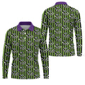 Beetle Stripe Snake Halloween Golf Polo Shirt for Men, Golf Polo Shirts For Men, Printed Golf Shirts