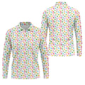 St Patrick's Day Lucky Charms White Golf Shirt, Cute Golf Outfit, Polo Shirts For Men, Golf Shirts For Men