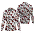 Casual Christmas Golf Tops For Men, Gift Christmas Golf Shirt Polos, Men Golf Apparel