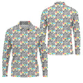 In A World Where You Can Be Anything Be Kind Autism Awareness Puzzle Pattern White Golf Shirt, Polo Shirts For Men