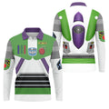 Sci Fi Space Ranger Costume Hawaiian Golf Shirt, Mens Golf Polo, Printed Golf Shirts
