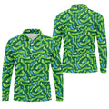 Golf Course Layout Golf Shirt, Fairway Water Hazard Pattern, Golf Shirt For Men