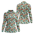Tropical Trip Big Wave Riders Hawaiian Golf Shirt, Golf Shirt For Women, Golfing Apparel