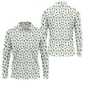 Funny Stick Figure Naughty Position Shamrock St Patrick's Day Golf Shirt, Performance Golf Shirt, Polo Shirts For Men