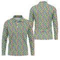 St Patrick's Day Lucky Charms Green Golf Shirt, Cute Golf Outfit, Polo Shirts For Men, Golf Shirts For Men