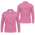 Save Second Base Fight Breast Cancer Polo Shirt, Polo Shirts For Men, Printed Golf Shirts