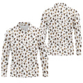 Let's Par Tee Bigfoot Golf Pattern Men's Golf Shirt, Golf Apparel For Men, Printed Golf Shirts