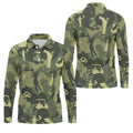 Golf Pose Camo Golf Shirt, Golf Tops For Men, Golf Shirts For Men, Golf Gift For Men