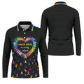 Cancer Sucks In Every Colour Awareness Ribbon Golf Polo Shirt, Mens Golf Apparel