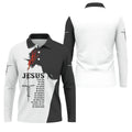 Funny Jesus Is My Everything Horse Polo Shirt, Mens Golf Polo, Printed Golf Shirts