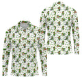 Funny Leprechaun Golf And Beer Shamrocks St Patrick's Day Golf Shirt, Golf Tops For Men, Polo For Men