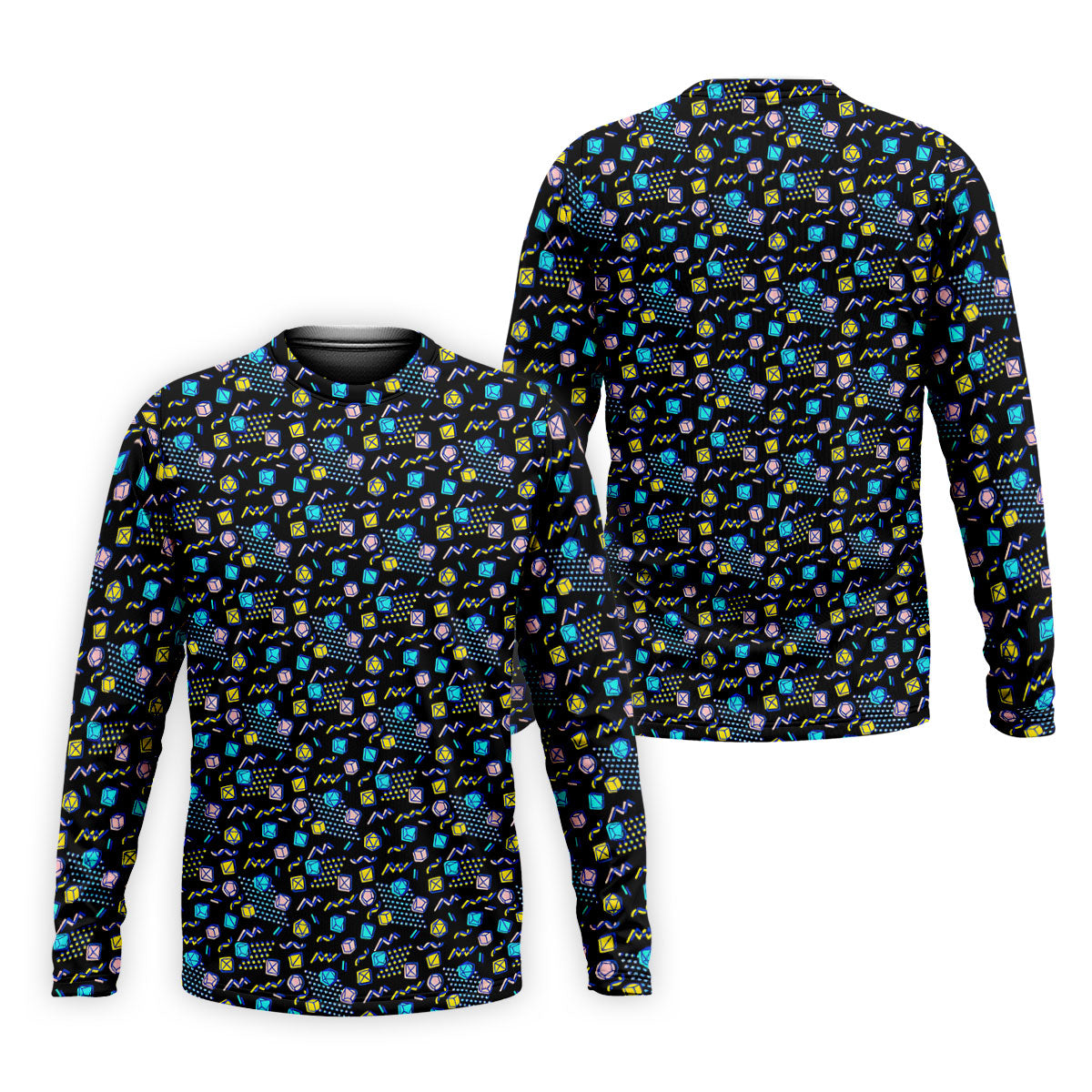 90s Dice Memphis Style Black Golf Shirt, Cute Golf Shirt, Polo Shirts For Men, Golf Shirts For Men