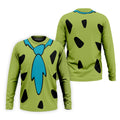 Green Stone Age Costume Hawaiian Golf Shirt, Mens Golf Polo, Golf Shirts For Men