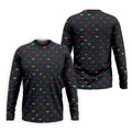 Funny Colorful Panty Butt Pattern Golf Polo Shirt, Printed Golf Shirts, Men's Golf Shirt