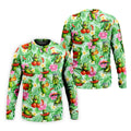 Funny Pickle Tomato Chili Tropical Hawaiian Golf Shirt, Mens Golf Polo, Printed Golf Shirts