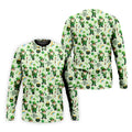 Happy St Patrick's Day Gnomes Shamrock Golf Shirt, Men's Funny Golf Shirts, Golf Shirts For Men