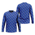 Memphis Pattern Hawaiian Golf Shirt, Retro Summer Men's Golf Shirt, Polo Shirts For Men