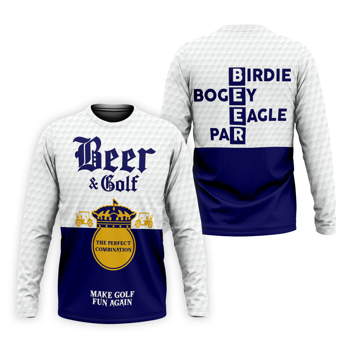 Beer And Golf The Perfect Combination Golf Tops For Men, Golf Shirts For Men, Polo Shirts For Men