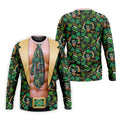Funny Costume Shamrock St Patrick's Day Golf Shirt, Performance Golf Shirt, Polo Shirts For Men