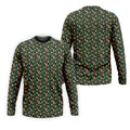 Six Seven Funny Christmas Green Golf Tops For Men, Christmas Golf Shirt, Men Golf Apparel