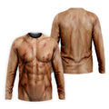 Scary Muscle Body Halloween Golf Shirt, Golf Polo Shirts For Men, Printed Golf Shirts