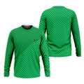 Lawn Mower Green Cross Stripe Father's Day Golf Shirt, Polo Shirts For Men, Golf Gift For Dad