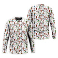 Bigfoot Golfer Pattern Men's Golf Shirt, Golf Polo Shirts For Men, Mens Golf Apparel