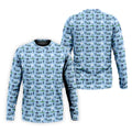 Funny Golf Cart Couple Pattern Men's Golf Shirt, Hawaiian Golf Shirt, Golf Apparel For Men