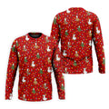 Funny Duck Merry Xmas Red Golf Shirts, Gifts For Golf Lovers, Polo Shirts For Men, Golfing Apparel