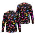 Dinosaur Lover Colorful Golf Shirt, Men’s Golf Shirt, Golf Polo Shirts For Men