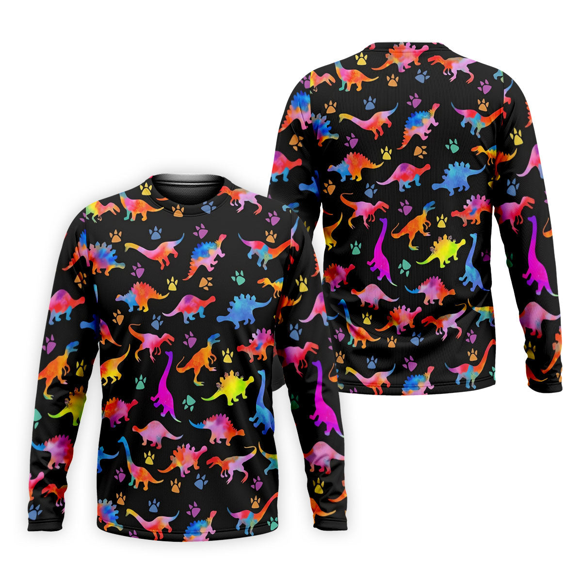 Dinosaur Lover Colorful Golf Shirt, Men’s Golf Shirt, Golf Polo Shirts For Men
