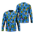 Pineapple Skull Island Ocean Hawaiian Golf Shirt, Hawaiian Golf Shirt, Golf Shirts For Men