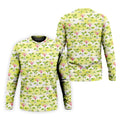 Vintage Margarita Cocktail Lime Pattern Golf Shirt, Mens Golf Shirts, Golf Apparel For Men