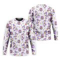 Halloween Witch Goose Purple Pastel Fun Golf Shirts For Men, Polo Shirts For Men, Golfing Apparel