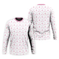 Pink Ribbon Golf Clubs Breast Cancer Polo Shirt, Golf Shirts For Men, Mens Golf Apparel