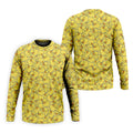 Cute Yellow Rubber Duck Pattern Golf Shirt, Hawaiian Golf Shirt, Mens Golf Shirts, Golf Apparel For Men