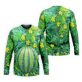 Funny Watermelon Belly Illusion Golf Polo Shirt, Mens Golf Polo, Hawaiian Golf Shirt
