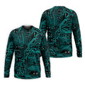 Circuit Board Pattern Hawaiian Golf Shirt, Men's Golf Shirt, Polo Shirts For Men