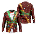 Christmas Lights Disco Ball Pattern Men's Golf Polo Shirts, Christmas Golf Shirt, Golf Gift For Men