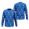 Playful Geometric Memphis Style Golf Tops For Men, Polo Shirts For Men, Golf Shirts For Men