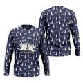 Funny Seagull Halloween Golf Shirt, Cartoon Bird Pattern, Mens Golf Apparel, Hawaiian Golf Shirt