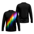 Rainbow Galaxy LGBT Support Gradient Golf Tops For Men, Pride Month Golf Shirts For Men