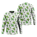 Green Cocktail Splash Pattern Golf Shirt, Mens Golf Shirts, Hawaiian Golf Shirt, Golf Polo Shirts For Men