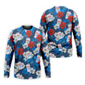 Fore Right Cold As Slice Golf And Beer Tropical Floral Golf Tops For Men, Golf Shirts For Men